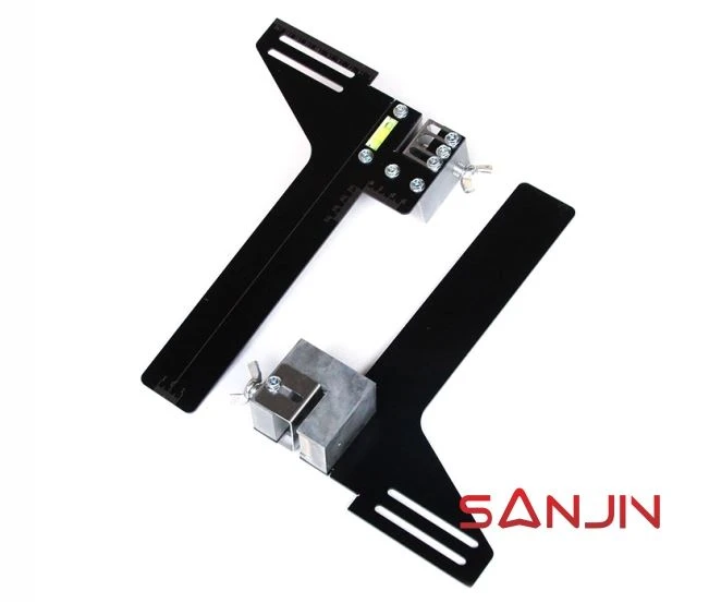 Elevator guide rail alignment Elevator guide rail alignment